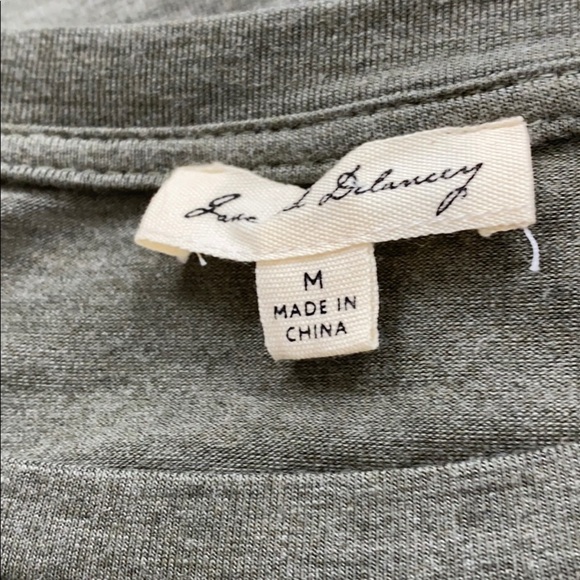 JANE & DELANCEY Deep Green Knotted Hem Top Medium - Picture 5 of 6